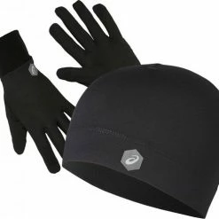 Goedkoop ๐ Asics Sporthandschoenen Unisex - Set Van Handschoenen Met Muts ๐