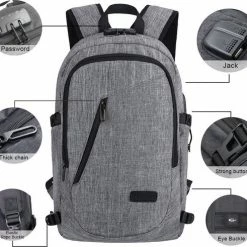 Beste Verkoop 🌟 IGOODS - USB Computer Rugtas Met Lader - Waterdicht - Met Sleutelcode - 15,6 Inch - Grijs 🔥 17 Beste Verkoop 🌟 IGOODS - USB Computer Rugtas Met Lader - Waterdicht - Met Sleutelcode - 15,6 Inch - Grijs 🔥 -Nike shop 550x491 1