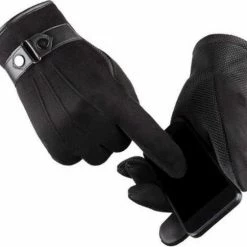 Beste deal ✔️ Faas Commerce Luxe Handschoen Met Smarttoucher - Zwart 🥰