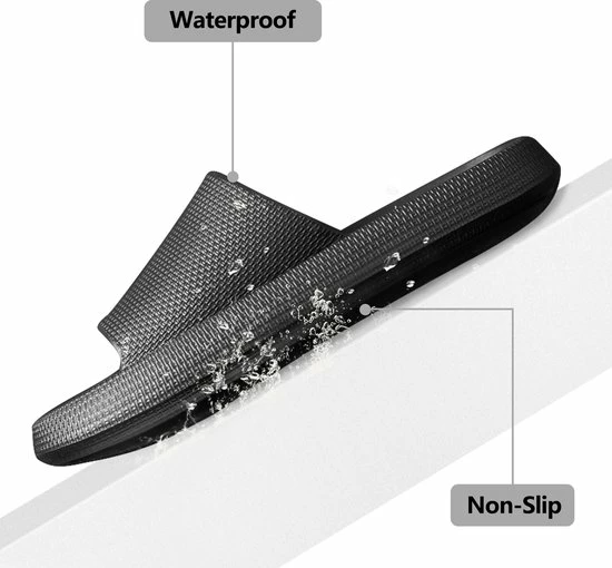 Flash-uitverkoop 😍 Geweo - Badslippers - EVA Slippers Heren Dames - Pillow Slides - Kerstmis - Kerstfeest - 🎁 Christmas Gift - Unisex - Verdikte - Antislip - Lichtgewicht - Zwart - Maat 40/41 ❤️ 8 Flash-uitverkoop 😍 Geweo - Badslippers - EVA Slippers Heren Dames - Pillow Slides - Kerstmis - Kerstfeest - 🎁 Christmas Gift - Unisex - Verdikte - Antislip - Lichtgewicht - Zwart - Maat 40/41 ❤️ - Afbeelding 6