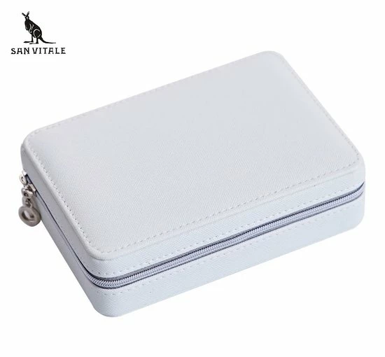 Kopen 🎉 San Vitale Luxe Sieradendoos 2.0 - Bijouterie Kistje Juwelendoos - Ring/Oorbellen/ Ketting/Horloge Dames/ Meisjes Gr. Reisformaat Wit 💯 4 Kopen 🎉 San Vitale Luxe Sieradendoos 2.0 - Bijouterie Kistje Juwelendoos - Ring/Oorbellen/ Ketting/Horloge Dames/ Meisjes Gr. Reisformaat Wit 💯 - Afbeelding 2