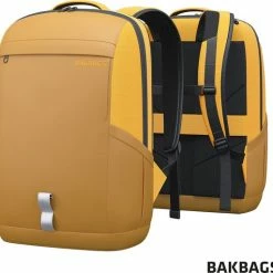 Korting ๐ BAKBAGS Amsterdam Laptop Rugzak Voor 13 Tm 17 Inch Laptops - Laptoptas Incl Accessoires En Regenhoes - 10 Vakken - 25 Liter Inhoud - Duurzaam & Gerecycled Materiaal - Geel ๐คฉ