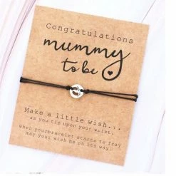 Beste Verkoop 🌟 Akyol Babyshower Armband - Zwangerschaps Cadeau - Mommy To Be- Zwangerschaps Armband - Vriendschaparmband - Pregnancy Wish - 1 Stuks - Zwangerschapsarmband - Zwangerschapcadeau - Armband Zwangerschap - Babyshower Cadeau - Babyshower Gift 🌟
