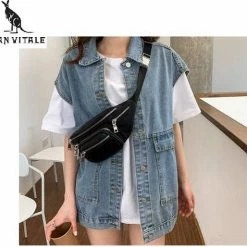 Top 10 🎁 San Vitale - Heuptas - Schoudertas - Fanny Pack Met Riem/schouderband - Vegan Leer - Zwart 👍 -Nike shop 550x514 1