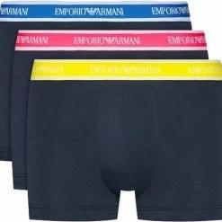 Aanbiedingen 🔔 Emporio Armani Core Logoband 3PACK Trunk Heren Onderbroek - Maat XL 🥰