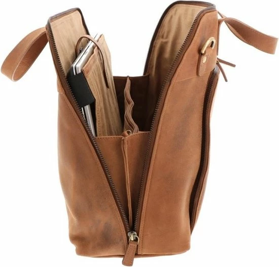 Top 10 ๐ MoreThanHip Laptoptas Dames 15,6 Inch - Vintage Ecoleer - Bruin ๐งจ 5 Top 10 ๐ MoreThanHip Laptoptas Dames 15,6 Inch - Vintage Ecoleer - Bruin ๐งจ - Afbeelding 3