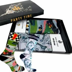 Beste deal 🎁 Sock My Feet - Sokken Heren 39 42 - Duurzaam Cadeau - Cadeau Voor Man Sinterklaas Cadeautjes Kerst Cadeau Voor Mannen 🧦 Socks Giftbox Grappige Cadeaus - Formule 1 Dollar ⌛