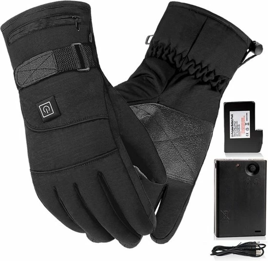 Promo π Merkloos Verwarmde Handschoenen - Oplaadbare Handschoenen - Wanten - Elektrische Verwarming - Oplaadbaar - 2x 4000mAH Accu - Dames & Heren - Zwart π 5 Promo π Merkloos Verwarmde Handschoenen - Oplaadbare Handschoenen - Wanten - Elektrische Verwarming - Oplaadbaar - 2x 4000mAH Accu - Dames & Heren - Zwart π - Afbeelding 3
