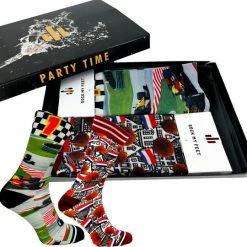 Uitgang π Sock My Feet - Sokken Heren 43 46 - Duurzaam Cadeau - Cadeau Voor Man Sinterklaas Cadeautjes Kerst Cadeau Voor Mannen 𧦠Socks Giftbox Grappige Cadeaus π