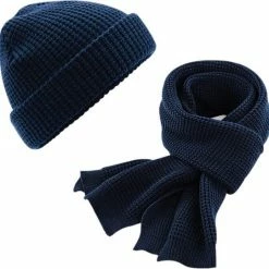 Beste recensies van 🤩 Senvi Winterset - Sjaal En Muts (Beanie) - Kleur Blauw ⌛
