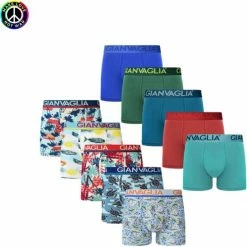 Coupon 🎉 Gianvaglia Heren Boxershorts Katoen - 10 Pack - Maat M 💯