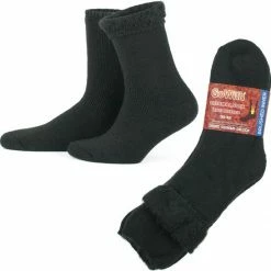 Kopen ❤️ GoWith - Wollen Sokken - Noorse Sokken - 1 Paar - Warme Sokken - Huis Sokken - Winter Sokken - Heren Sokken - Sokken Dames - Harige Sokken - Kleur Zwart - Maat 43-46 🛒 -Nike shop 550x548 7