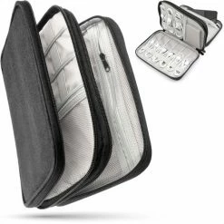 Groothandel ⌛ QY Tasorganizer Voor Kabels Elektronica En Accessoires Zwart ⌛