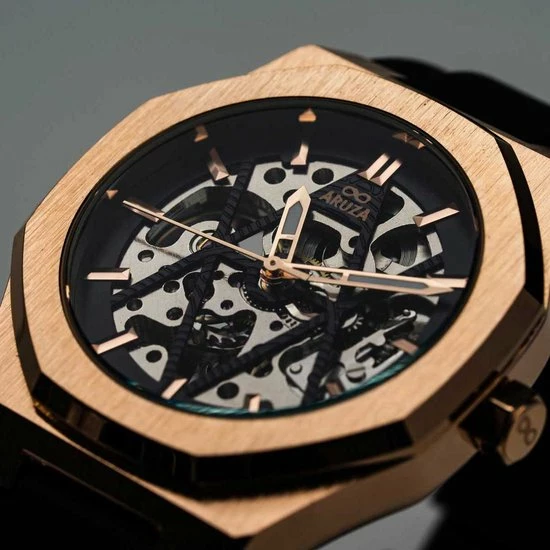 Gloednieuw π₯° Aruza Alioth - Herenhorloge - Rose Goud 𧨠5 Gloednieuw π₯° Aruza Alioth - Herenhorloge - Rose Goud 𧨠- Afbeelding 3