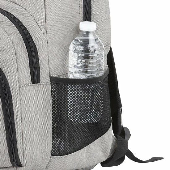 Gloednieuw 😍 TravelZ Hipster Rugtas | 28 Liter Rugzak | Laptop Rugtas 17" | Veel Compartimenten En Laptopvak | Grijs 😉 6 Gloednieuw 😍 TravelZ Hipster Rugtas | 28 Liter Rugzak | Laptop Rugtas 17" | Veel Compartimenten En Laptopvak | Grijs 😉 - Afbeelding 4