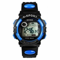 Aanbiedingen ๐ Horloges Voor Mannen | Heren Horloge | Sporthorloge Heren | Stopwatch | Timer | 43 Mm | Blauw | Zwart | SEVEND ๐