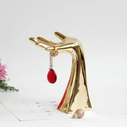 Beste Pirce ๐งจ BestHomeProducts Sieraden Display Hand Juwelen Houder Sieraden Rekje Sieraden Houder & Standaard Ketting, Oorbellen & Armbanden Armbanden Display Sieradenboom Goud Sinterklaas Feestdagen ๐