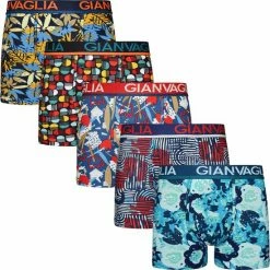Goedkoop π Gianvaglia Heren Boxershorts Katoen - 5-Pack - Maat L π