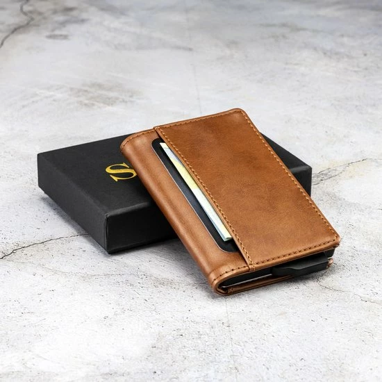 Coupon 🎉 Saetti Portemonnee Met Rits Luxe Pasjeshouder Kaarthouder - Bruin - Echt Leer 🤩 11 Coupon 🎉 Saetti Portemonnee Met Rits Luxe Pasjeshouder Kaarthouder - Bruin - Echt Leer 🤩 - Afbeelding 10