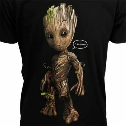 Begroting ๐ Marvel Guardians Of The Galaxy I Am Groot T-Shirt - Official Merchandise ๐