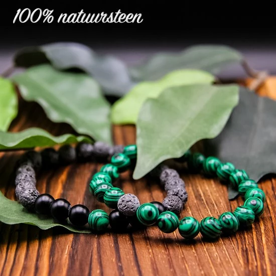 Beste Pirce ๐ AWEMOZ Natuursteen Armbanden - Contrast Kralen Armbandjes - Groen/Grijs - Sieraden - Cadeau Voor Man & Vrouw ๐ฅ 5 Beste Pirce ๐ AWEMOZ Natuursteen Armbanden - Contrast Kralen Armbandjes - Groen/Grijs - Sieraden - Cadeau Voor Man & Vrouw ๐ฅ - Afbeelding 3