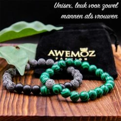Beste Pirce ๐ AWEMOZ Natuursteen Armbanden - Contrast Kralen Armbandjes - Groen/Grijs - Sieraden - Cadeau Voor Man & Vrouw ๐ฅ 12 Beste Pirce ๐ AWEMOZ Natuursteen Armbanden - Contrast Kralen Armbandjes - Groen/Grijs - Sieraden - Cadeau Voor Man & Vrouw ๐ฅ -Nike shop 550x550 585