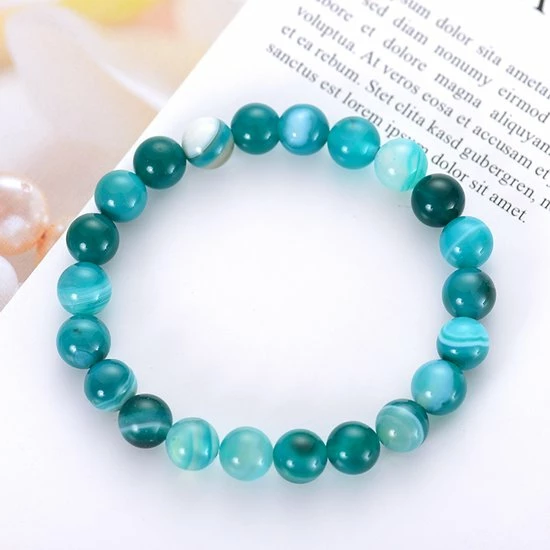 Coupon ๐ Bixorp Gems Malachietblauwe Botswana Agaat Edelstenen Armband - Gepolijste Edelsteen Kralenarmband - Cadeau Voor Kerst & Sinterklaas - Cadeau Voor Haar ๐ 4 Coupon ๐ Bixorp Gems Malachietblauwe Botswana Agaat Edelstenen Armband - Gepolijste Edelsteen Kralenarmband - Cadeau Voor Kerst & Sinterklaas - Cadeau Voor Haar ๐ - Afbeelding 2