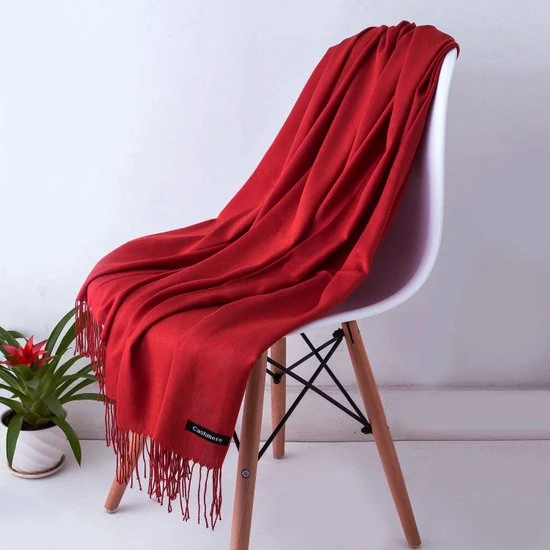 Goedkoop ⨠Pashmina Sjaal - Donkerrood | Cashmere/Viscose | 180 X 70 Cm | Fashion Favorite 𧨠4 Goedkoop ⨠Pashmina Sjaal - Donkerrood | Cashmere/Viscose | 180 X 70 Cm | Fashion Favorite 𧨠- Afbeelding 2