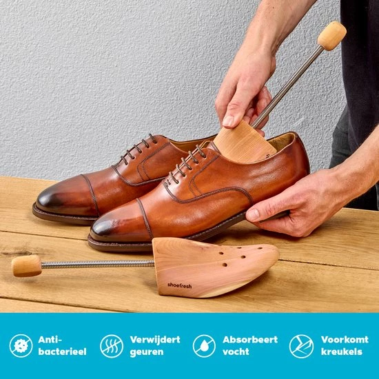 Aanbiedingen 😉 Shoefresh Cederhouten Schoenspanners Maat 44-45 - Set Van 2 Paar - Houten Schoenspanners Heren 😉 4 Aanbiedingen 😉 Shoefresh Cederhouten Schoenspanners Maat 44-45 - Set Van 2 Paar - Houten Schoenspanners Heren 😉 - Afbeelding 2