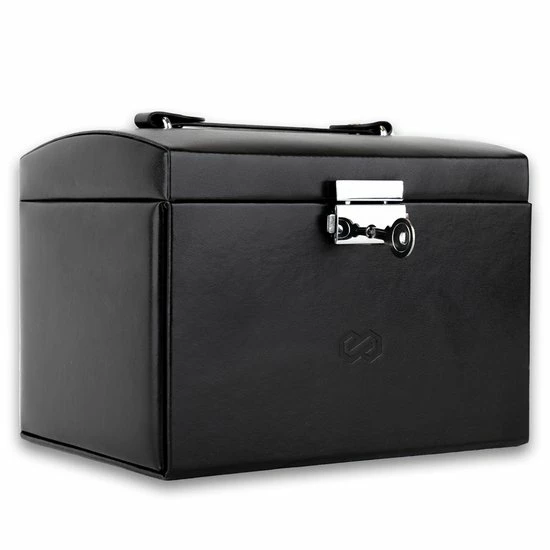 Aanbiedingen ⌛ Infinity Goods Sieradendoos Met Spiegel - Juwelendoos - Luxe Sieradenbox - Kistje - Vrouwen - Dames - Meisjes - Zwart ❤️ 10 Aanbiedingen ⌛ Infinity Goods Sieradendoos Met Spiegel - Juwelendoos - Luxe Sieradenbox - Kistje - Vrouwen - Dames - Meisjes - Zwart ❤️ - Afbeelding 8