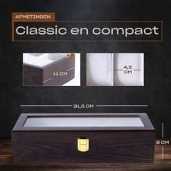 Flash-uitverkoop ⭐ JASC Horlogebox - 6 Compartimenten - Sieradendoos - Bruin / Beige ⌛ 15 Flash-uitverkoop ⭐ JASC Horlogebox - 6 Compartimenten - Sieradendoos - Bruin / Beige ⌛ -Nike shop 550x550 795