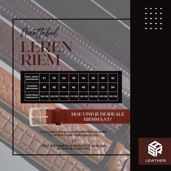 Goedkoopste 🥰 AKA Deri-Riemen Heren 2 Pack ( Zwart En Cognac ) -pak Riem Klassiek Riem - Echt Leer-Taille: 110 Cm - Totale Lengte Riem: 125 Cm-cadeau Voor Man-Breedte 3,5 Cm ⭐ 7 Goedkoopste 🥰 AKA Deri-Riemen Heren 2 Pack ( Zwart En Cognac ) -pak Riem Klassiek Riem - Echt Leer-Taille: 110 Cm - Totale Lengte Riem: 125 Cm-cadeau Voor Man-Breedte 3,5 Cm ⭐ - Afbeelding 5