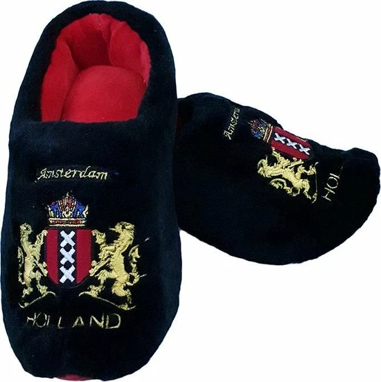 Begroting 🔥 Elcee-Haly Hollandse Klomp Sloffen Zwarte Wapen Amsterdam Warme Sloffen Maat 42 / 43 ⭐ 5 Begroting 🔥 Elcee-Haly Hollandse Klomp Sloffen Zwarte Wapen Amsterdam Warme Sloffen Maat 42 / 43 ⭐ - Afbeelding 3