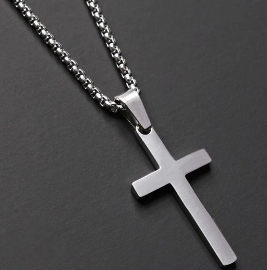 Promo ⭐ Fler Mannen Ketting | Mens Necklace | Silver Color Necklace | Heren Halsketting | Kruis Halsketting | Mannen Sieraden | Ketting | Kruis |Zilveren Ketting | 60cm ⌛ 3 Promo ⭐ Fler Mannen Ketting | Mens Necklace | Silver Color Necklace | Heren Halsketting | Kruis Halsketting | Mannen Sieraden | Ketting | Kruis |Zilveren Ketting | 60cm ⌛