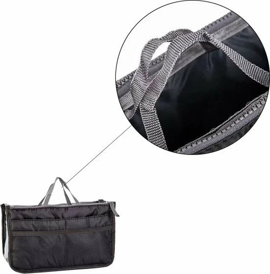 Beste Verkoop ๐ Merkloos Handtas Organizer - Bag In Bag - 11 Ruime Vakken - Zwart - 29 X 9 X 17 Cm - Tasorganizer ๐ 4 Beste Verkoop ๐ Merkloos Handtas Organizer - Bag In Bag - 11 Ruime Vakken - Zwart - 29 X 9 X 17 Cm - Tasorganizer ๐ - Afbeelding 2