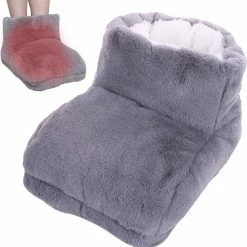 Promo ๐ Happygoodies Elektrische Voetverwarmer Comfortabele Voetwarmer Koude Voeten - Grijs ๐