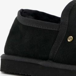 Gloednieuw 👏 Hush Puppies Suede Heren Pantoffels - Zwart - Maat 40 - Sloffen - Echt Leer 💯 -Nike shop 550x562 3