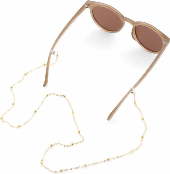 Korting β€οΈ Eyezoo? Eyezoo - Brilketting - Brillenketting - Goud Met Bolletjes - Goudkleurig - Chique π 4 Korting β€οΈ Eyezoo? Eyezoo - Brilketting - Brillenketting - Goud Met Bolletjes - Goudkleurig - Chique π - Afbeelding 2