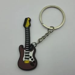 Nieuw ๐ Anouk Michaela Elektrische Gitaar Sleutelhanger | Lightfight | Muziek Snaarinstrument Cadeau Met Geschenk Zakje โจ