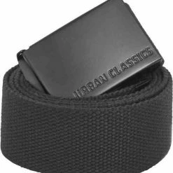 Beste deal 🔔 Urban Classics Canvas Riem Basic Zwart 🧨