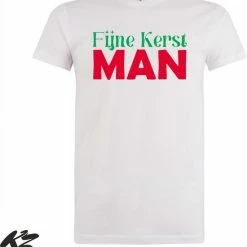 Begroting 🔥 Merkloos Klere-Zooi - Fijne Kerst Man - Wit Heren T-Shirt - 4XL 💯