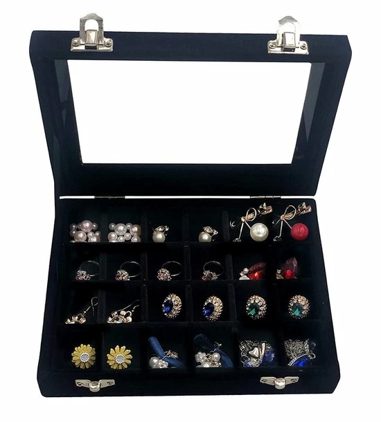 Goedkoop π― UNIQ Juwelendoosje In Zwart Velours π 3 Goedkoop π― UNIQ Juwelendoosje In Zwart Velours π