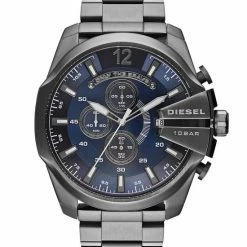 Nieuw 🤩 Diesel Mega Chief DZ4329 Herenhorloge 51 Mm - Grijs 🎁
