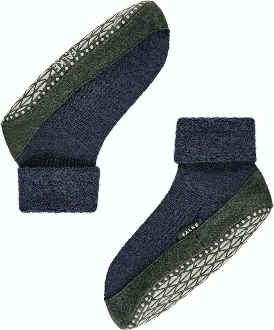 Goedkoop ❤️ FALKE Cosyshoe Slofsokken Comfortabel Warm Winter Antislip Ondoorzichtig Zacht Mid-rise Met Vilten Zool Zonder Motief Met Noppen Merinowol Blauw Heren Sokken - Maat 37-38 🌟 6 Goedkoop ❤️ FALKE Cosyshoe Slofsokken Comfortabel Warm Winter Antislip Ondoorzichtig Zacht Mid-rise Met Vilten Zool Zonder Motief Met Noppen Merinowol Blauw Heren Sokken - Maat 37-38 🌟 - Afbeelding 4