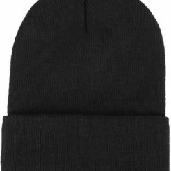 Flash-uitverkoop โค๏ธ Beanie Muts Uni Zwart | Polyacryl | One Size | Fashion Favorite โค๏ธ