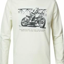 Top 10 π Petrol Industries - Heren Vintage Flat Tack T-Shirt Lange Mouwen - Wit - Maat XL π