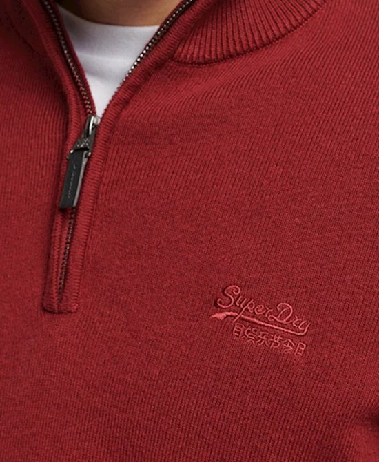 Groothandel 🎉 Superdry Vintage Emb Cotton Cash Henley Quarter Zip Heren Trui - Maat M 🎉 6 Groothandel 🎉 Superdry Vintage Emb Cotton Cash Henley Quarter Zip Heren Trui - Maat M 🎉 - Afbeelding 4