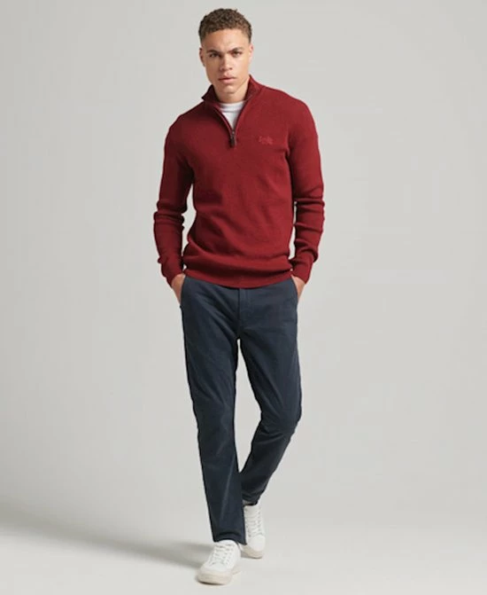 Groothandel 🎉 Superdry Vintage Emb Cotton Cash Henley Quarter Zip Heren Trui - Maat M 🎉 7 Groothandel 🎉 Superdry Vintage Emb Cotton Cash Henley Quarter Zip Heren Trui - Maat M 🎉 - Afbeelding 5