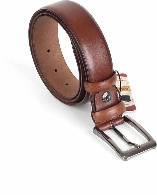 Goedkoopste 🥰 AKA Deri-Riemen Heren 2 Pack ( Zwart En Cognac ) -pak Riem Klassiek Riem - Echt Leer-Taille: 110 Cm - Totale Lengte Riem: 125 Cm-cadeau Voor Man-Breedte 3,5 Cm ⭐ 4 Goedkoopste 🥰 AKA Deri-Riemen Heren 2 Pack ( Zwart En Cognac ) -pak Riem Klassiek Riem - Echt Leer-Taille: 110 Cm - Totale Lengte Riem: 125 Cm-cadeau Voor Man-Breedte 3,5 Cm ⭐ - Afbeelding 2