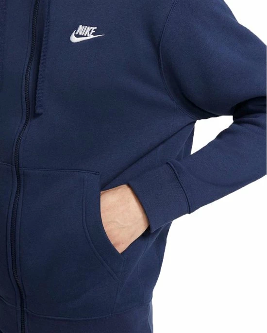 Beste Verkoop ⌛ Nike Sportswear Club Hoodie Fz Bb Heren Vest - Maat M 👍 7 Beste Verkoop ⌛ Nike Sportswear Club Hoodie Fz Bb Heren Vest - Maat M 👍 - Afbeelding 5
